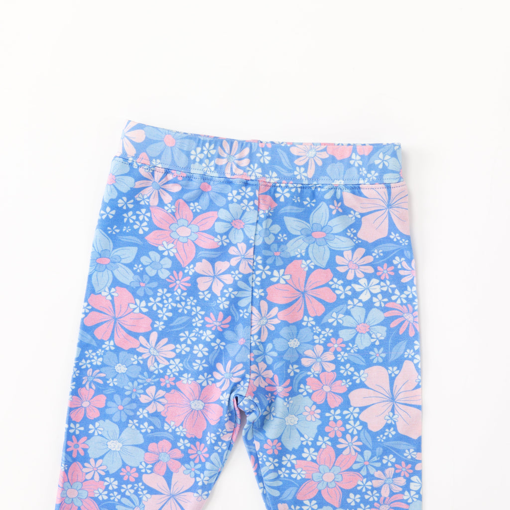 Kids Bamboo Two-Piece Pajama Set Spring Petal Party