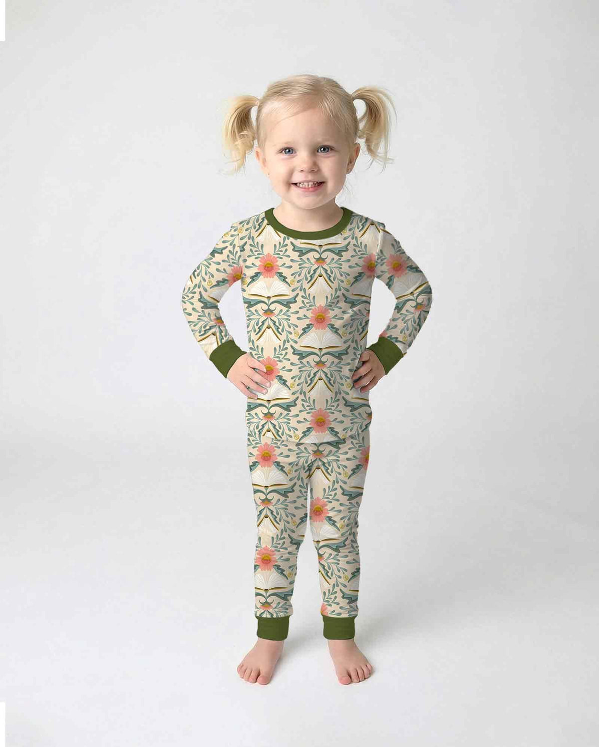 Blooming Stories Bamboo Two Piece Long Sleeve Pajama Set
