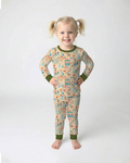 Seaside Storybook Days Bamboo Two Piece Long Sleeve Pajama Set