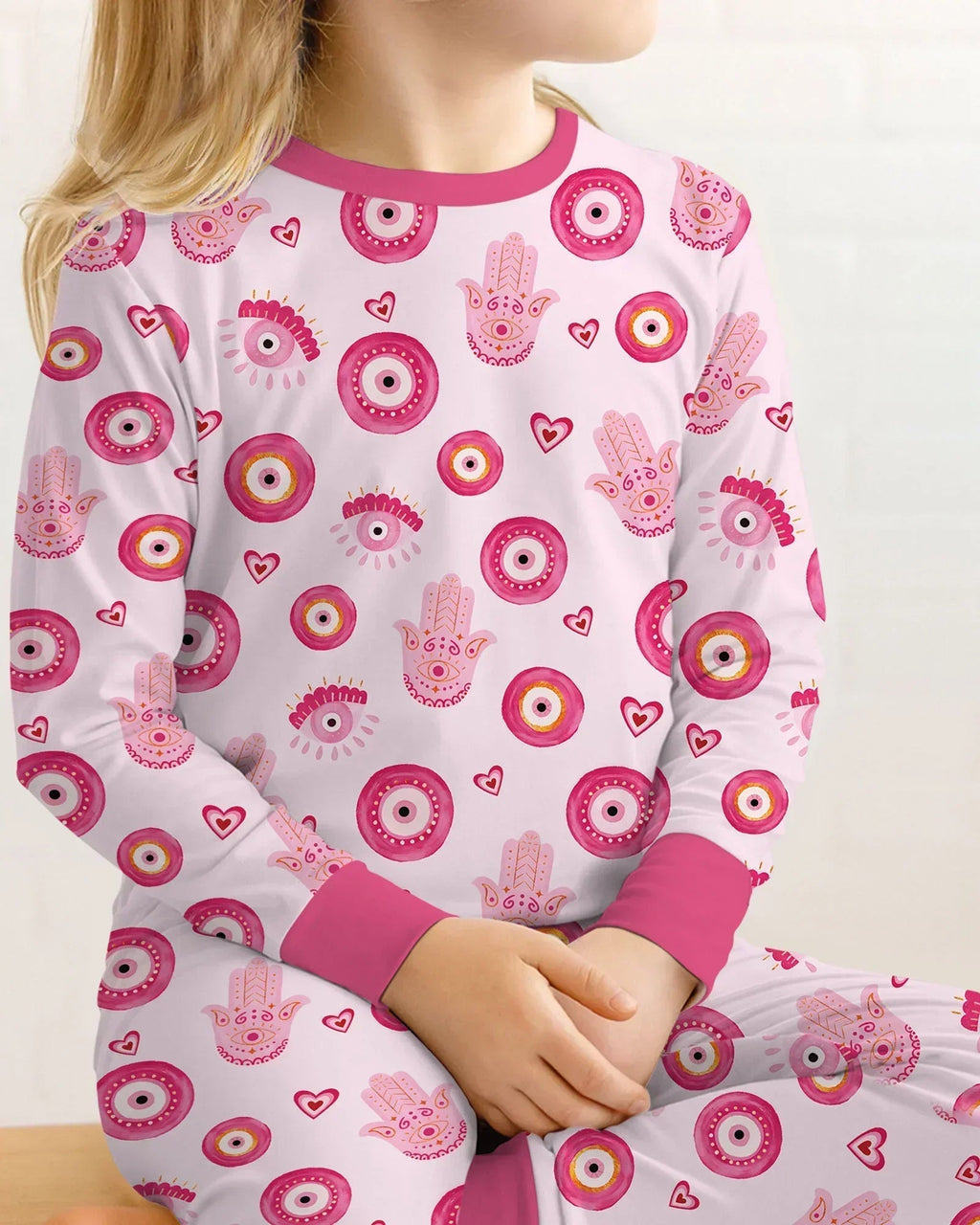 Mini Mystic Family Matching Bamboo Two Piece Long Sleeve Pajama Set