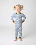 Coastal Treasures Bamboo Two Piece Long Sleeve Pajama Set