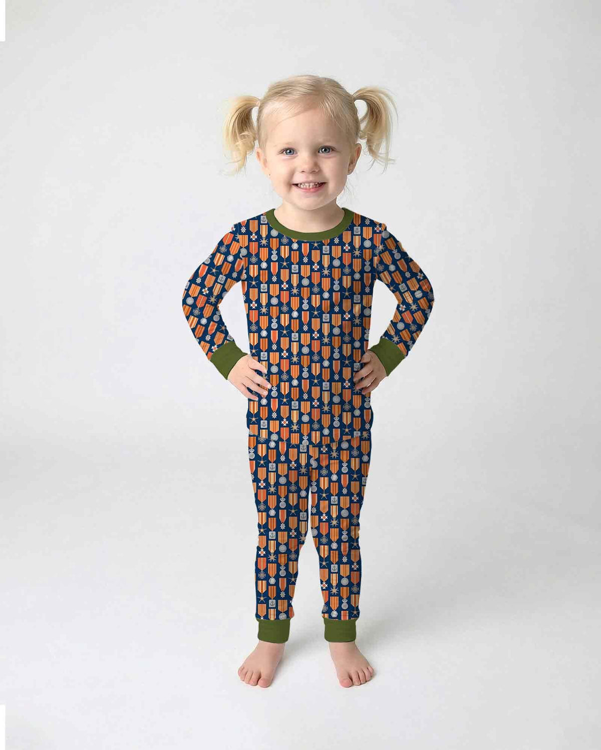 Little Hero Bamboo Two Piece Long Sleeve Pajama Set