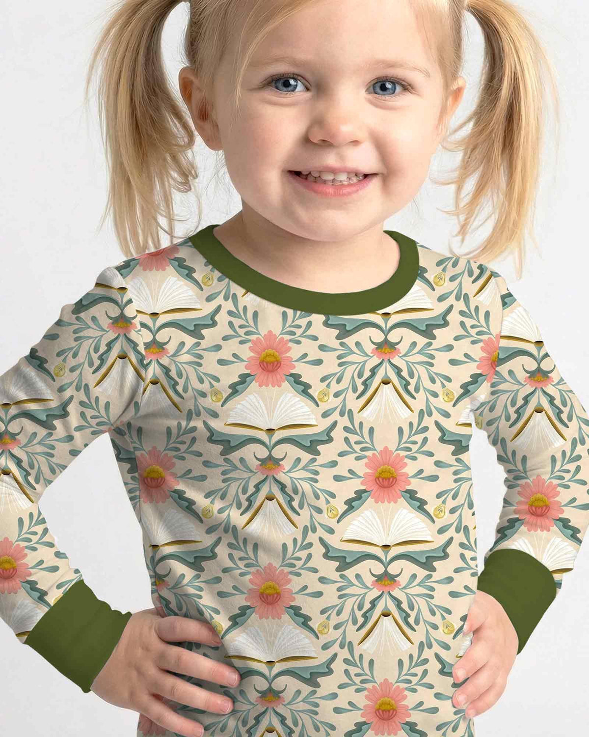 Blooming Stories Bamboo Two Piece Long Sleeve Pajama Set