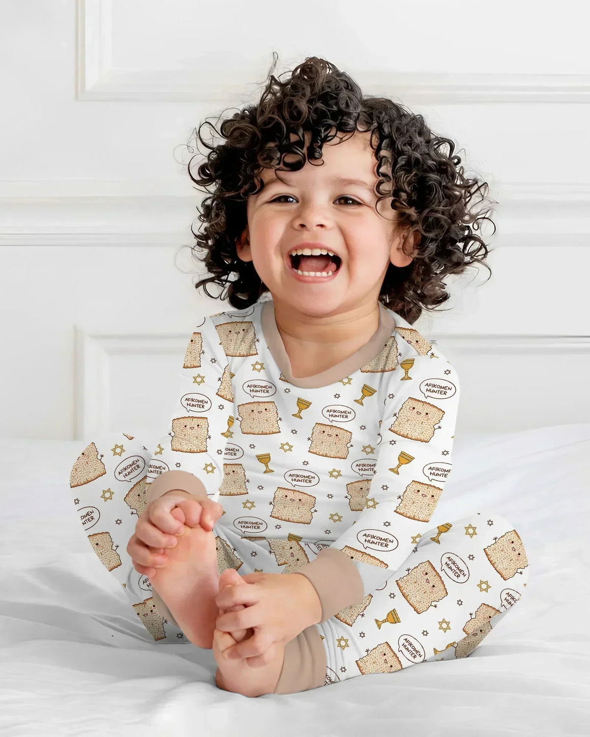 Afikomen Hunter Bamboo Two Piece Long Sleeve Pajama Set