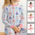 Custom Name Nutcracker Wonderland Bamboo Two Piece Long Sleeve Pajama Set