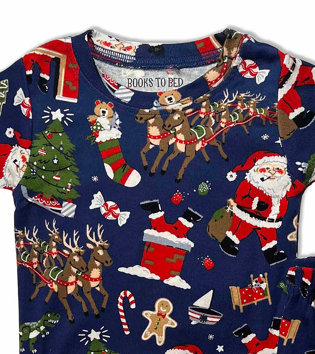 Twas The Night Before Christmas - Navy PJ Set