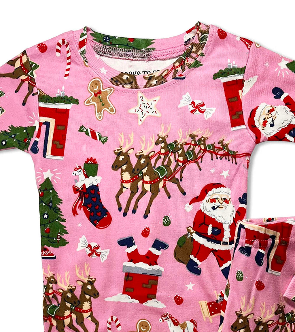 Twas The Night Before Christmas - Pink PJ Set