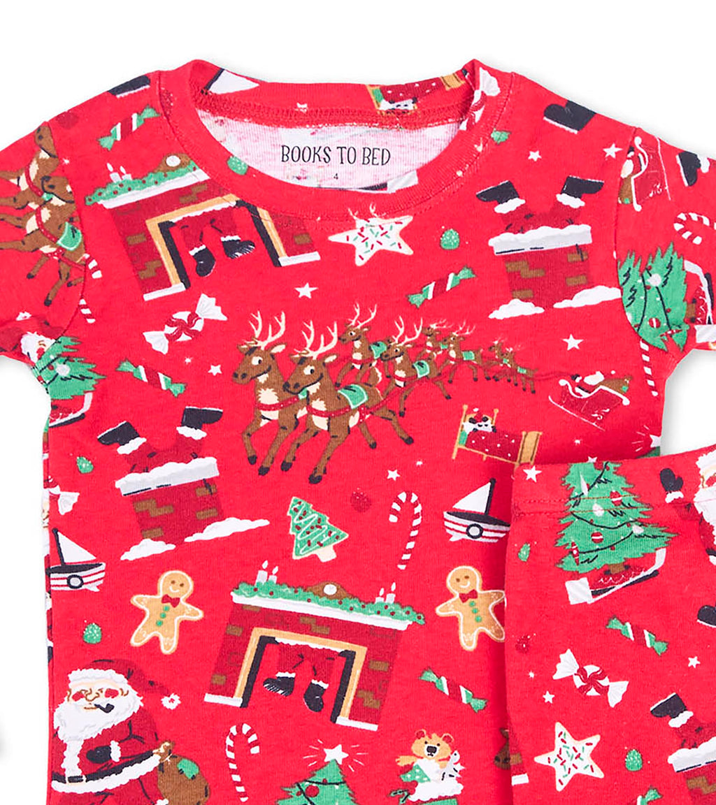 Twas The Night Before Christmas - Red PJ Set