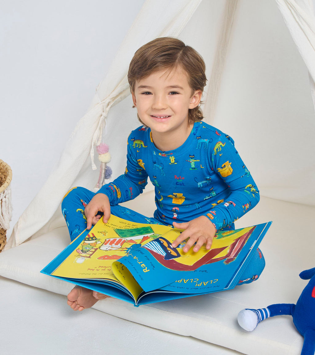 Pete The Cat Boy - Long Sleeve PJ Set