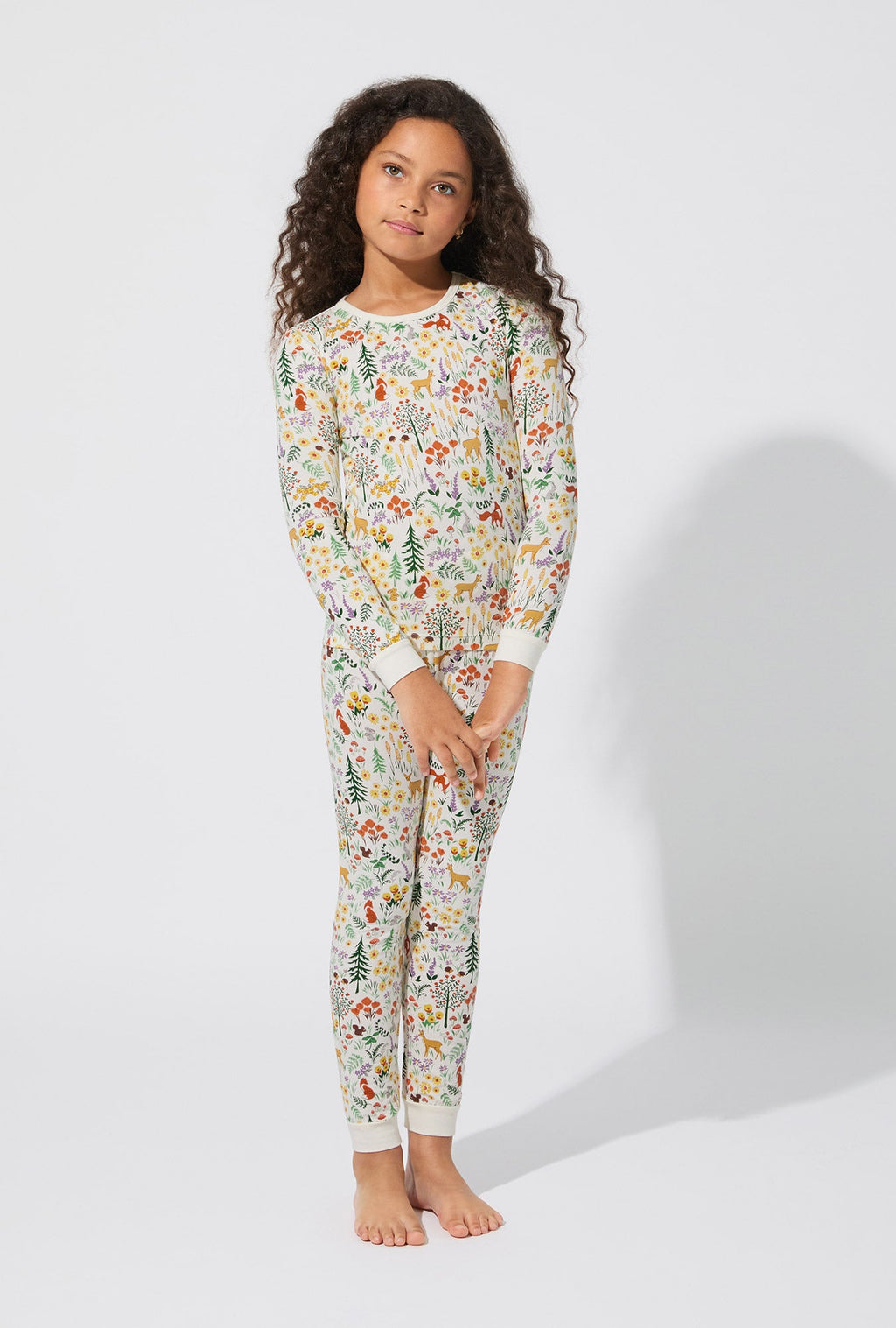 Forest Trails Long Sleeve Stretch Jersey Kids PJ Set
