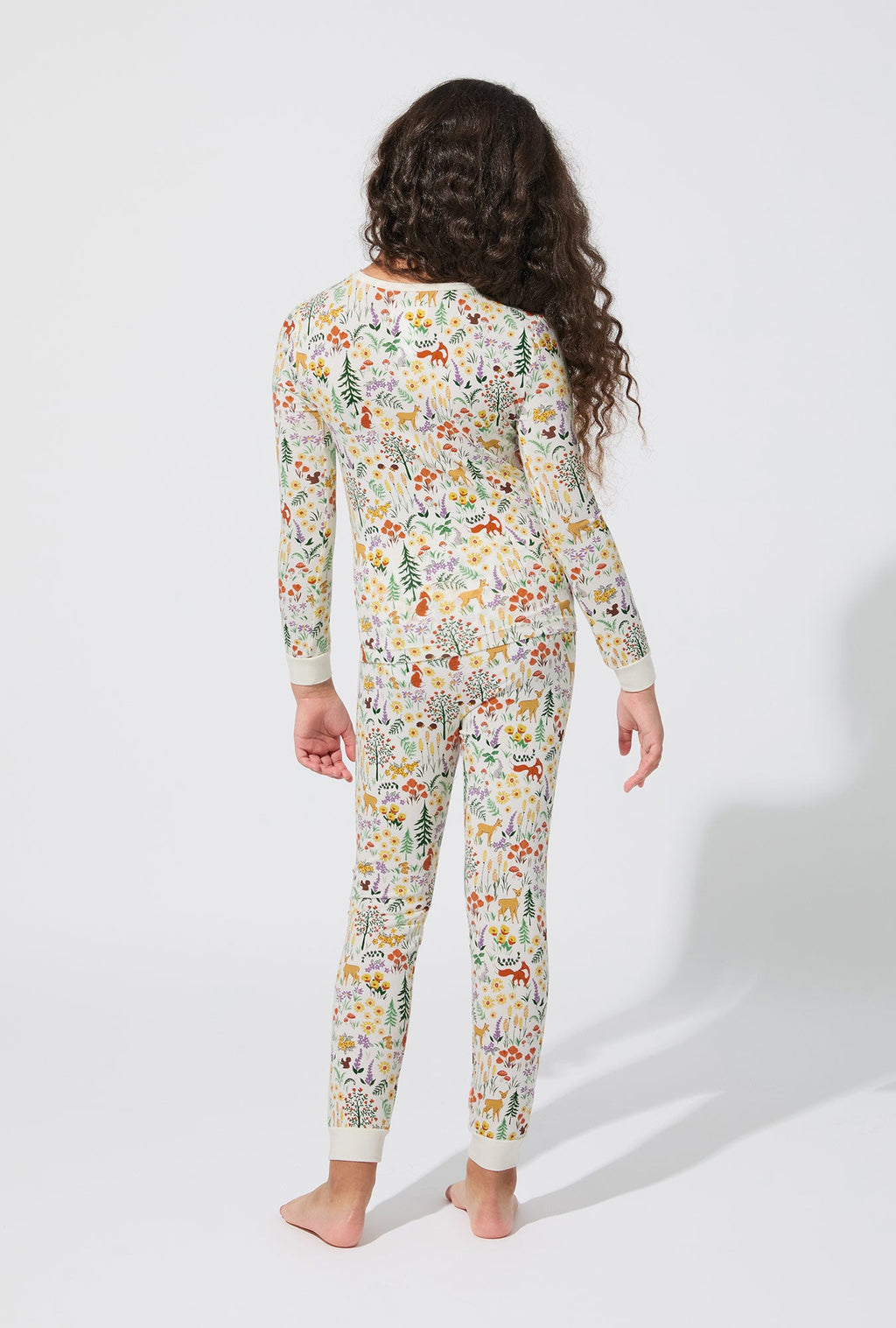 Forest Trails Long Sleeve Stretch Jersey Kids PJ Set