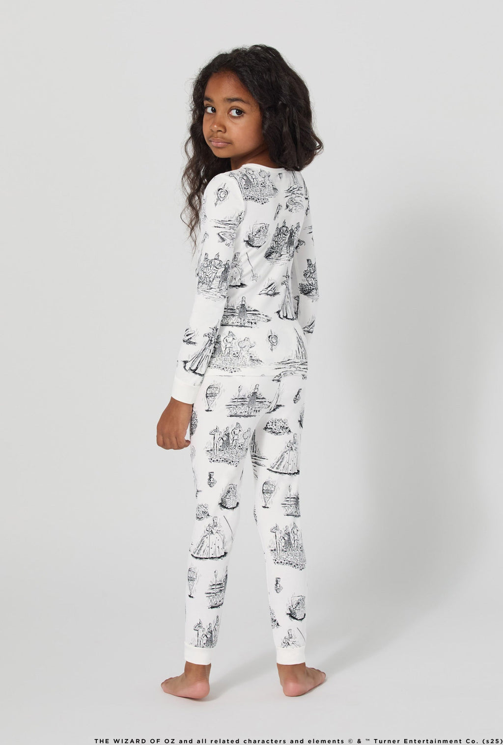 Wizard Of Oz Long Sleeve Stretch Jersey Kids Pj Set