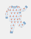 Crawfish Beer Season Bamboo Two Piece Long Sleeve Pajama Set
