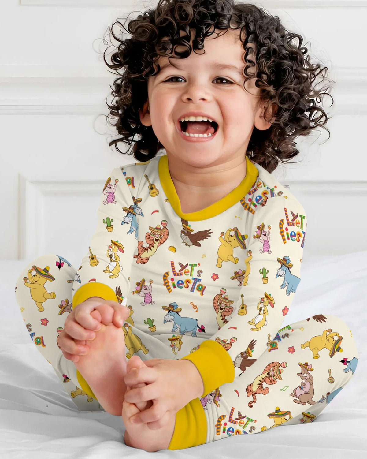 Let's Fiesta Bamboo Two Piece Long Sleeve Pajama Set
