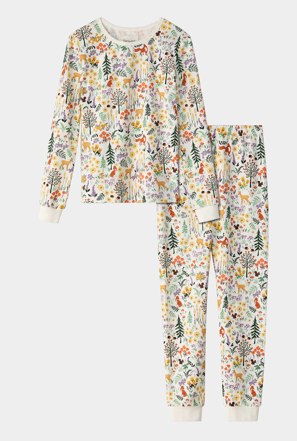 Forest Trails Long Sleeve Stretch Jersey Kids PJ Set