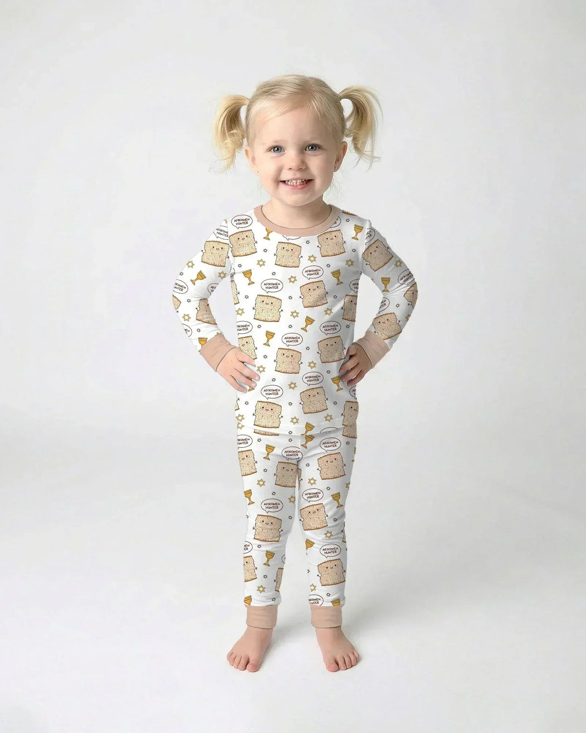 Afikomen Hunter Bamboo Two Piece Long Sleeve Pajama Set