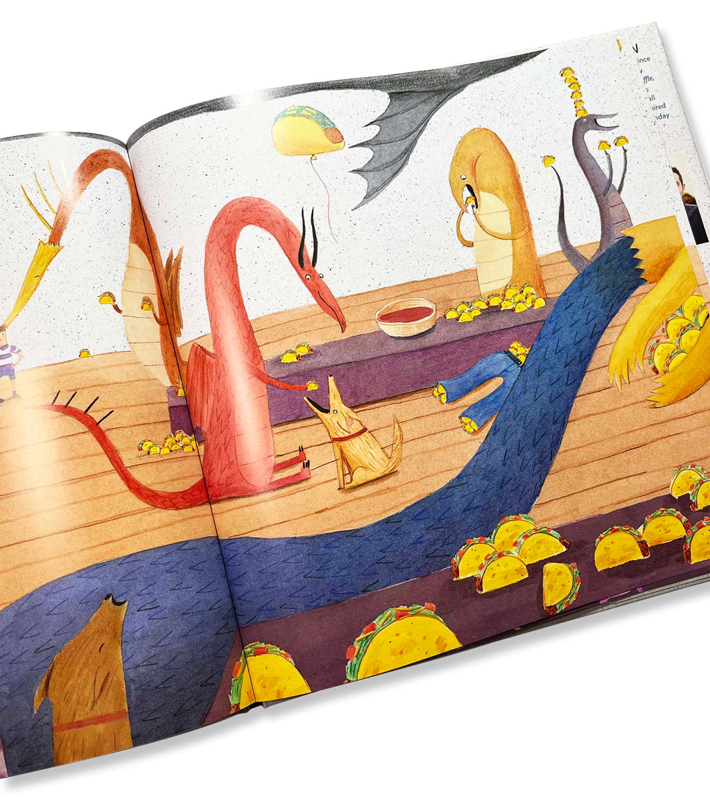 Dragons Love Tacos 2: The Sequel - Flat Pack PJ Set With Book