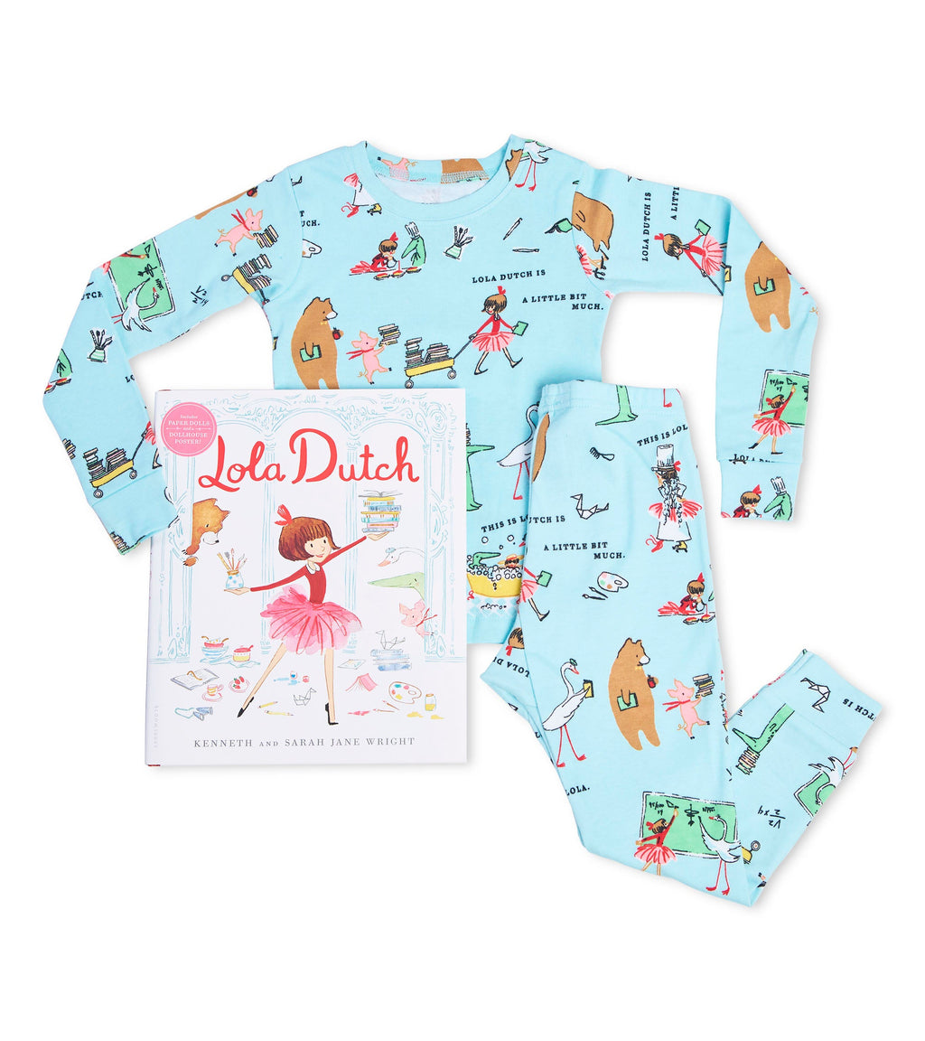Lola Dutch - Flat Pack PJ Set With Book