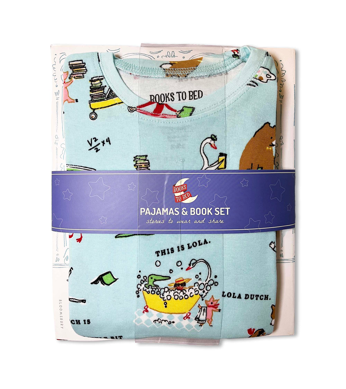 Lola Dutch - Flat Pack PJ Set With Book