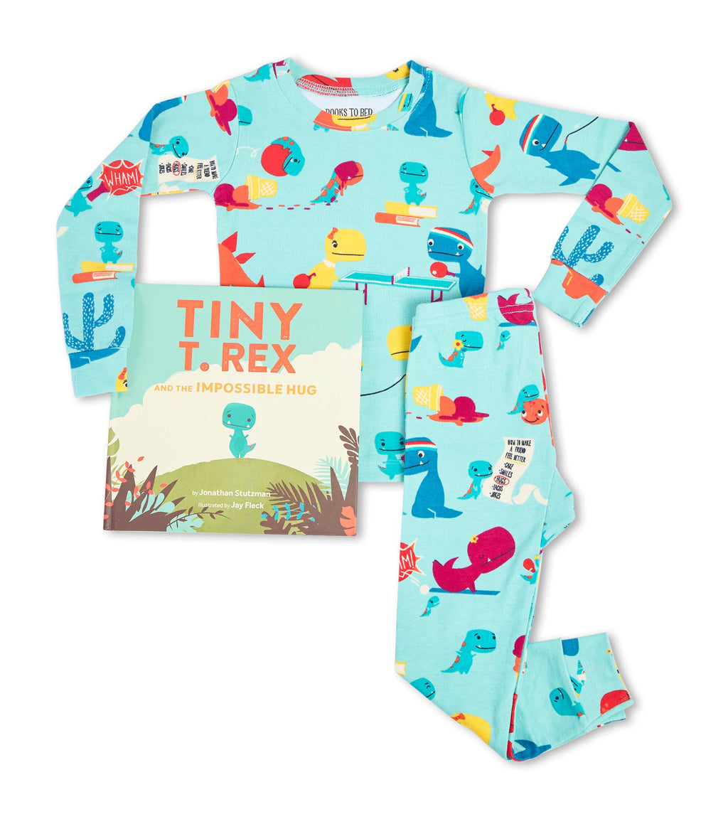 Tiny T.Rex And The Impossible Hug - Flat Pack PJ Set With Book