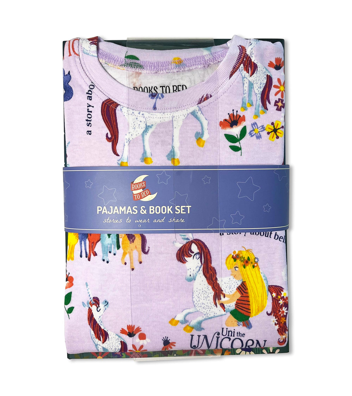 Uni The Unicorn - Flat Pack PJ Set With Book