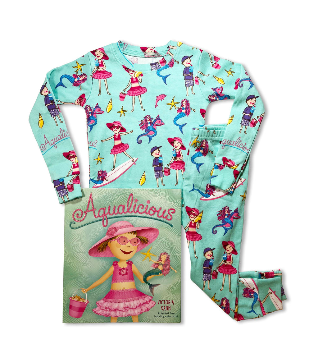 Aqualicious - Hanger PJ Set With Book