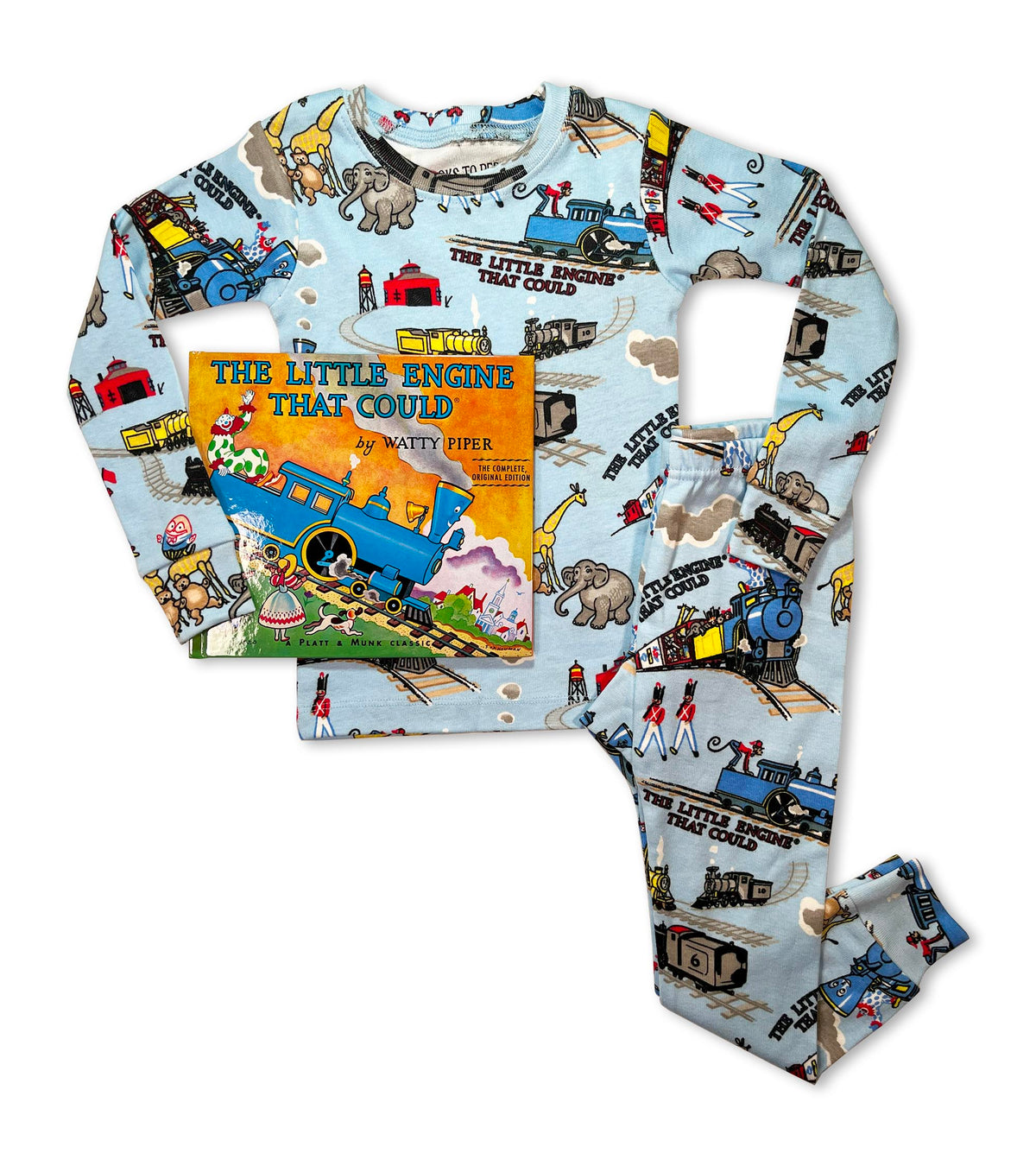 The Little Engine That Could - Hanger PJ Set With Book