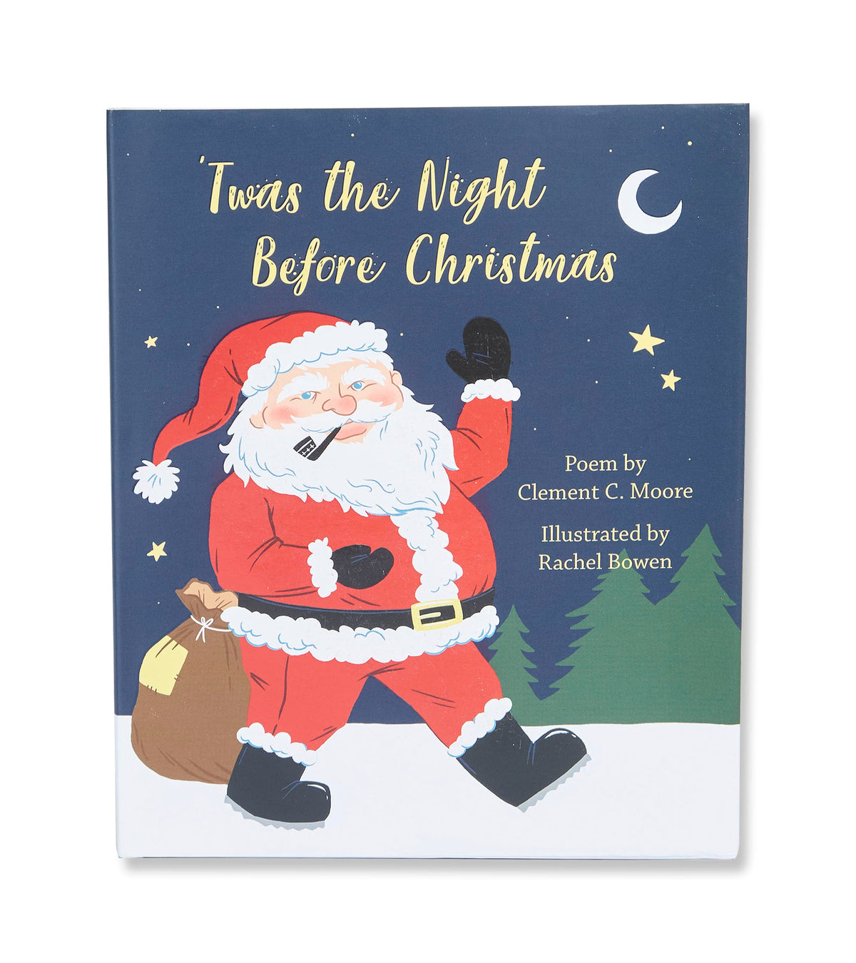 Twas The Night Before Christmas - Navy Hanger PJ Set With Book