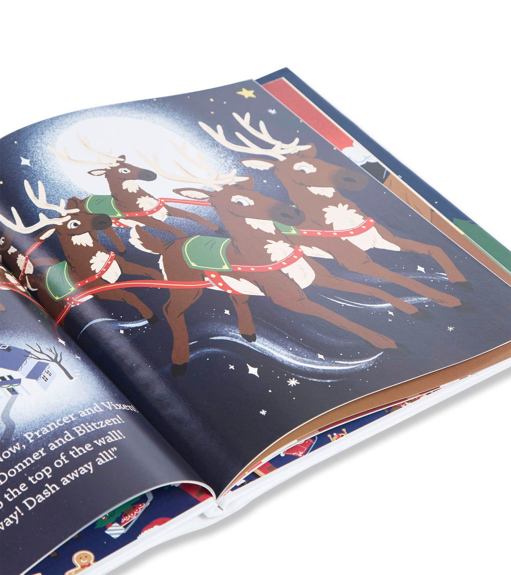 Twas The Night Before Christmas - Navy Hanger PJ Set With Book