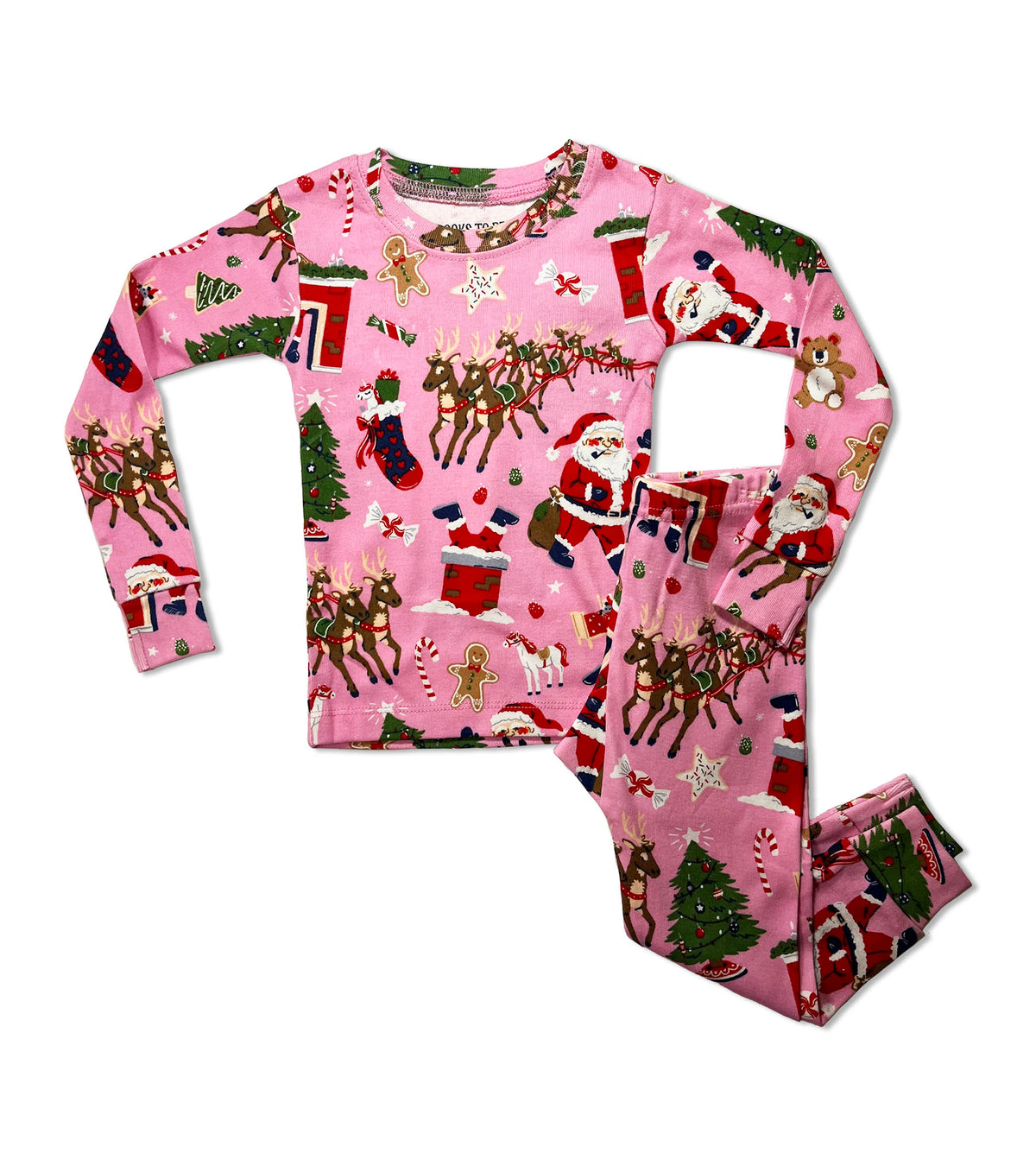 Twas The Night Before Christmas - Pink Hanger PJ Set With Book