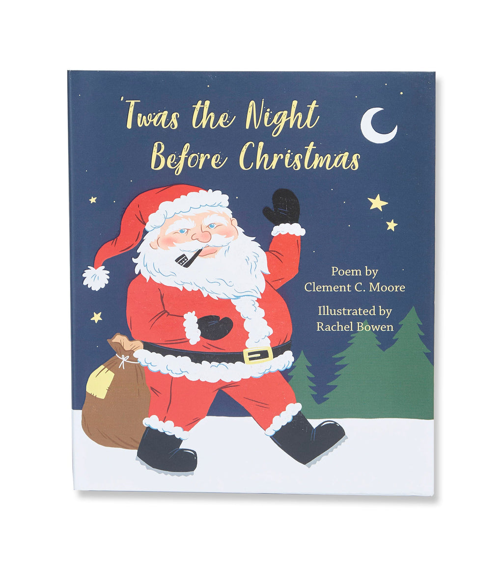 Twas The Night Before Christmas - Red Hanger PJ Set With Book