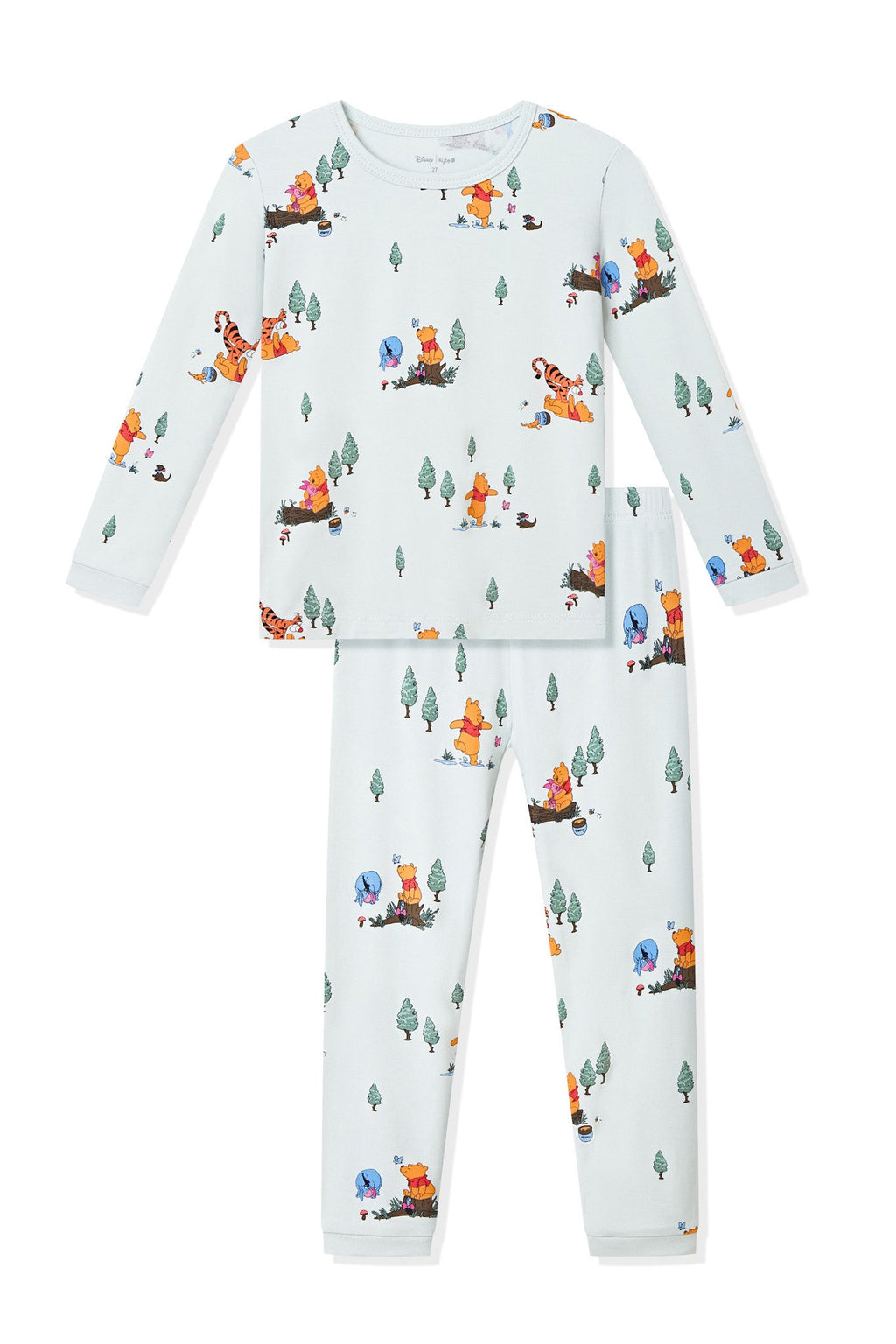 Long Sleeve Pajamas in Winnie the Pooh Hundred Acre Wood