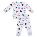 Long Sleeve Loungewear Set - Hockey Stripe