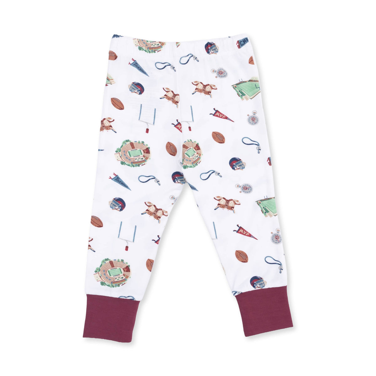 Long Sleeve Loungewear Set - Vintage Football