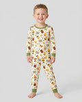 Custom Name Kawaii S'more Crew Family Matching Bamboo Two Piece Long Sleeve Pajama Set