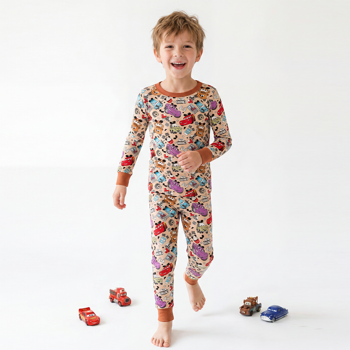 Car Club Kids Bamboo Two-Piece Pajama Set