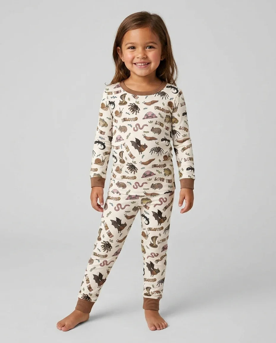 Love The Unloved Bamboo Two Piece Long Sleeve Pajama Set
