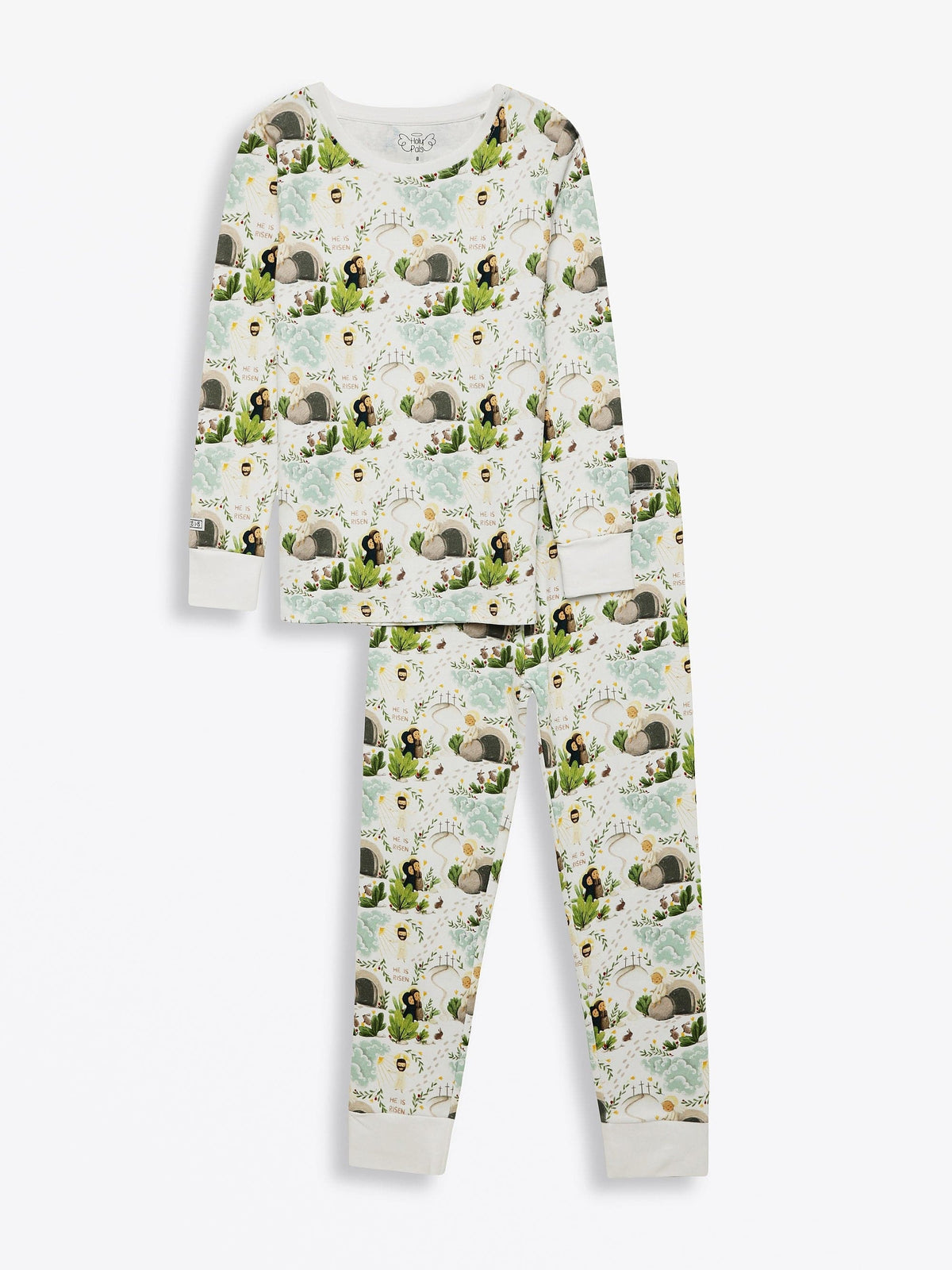 He Is Risen Cotton Long Sleeve Pajama Set