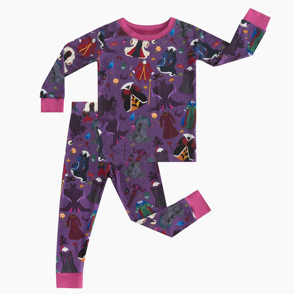 Halloween Classic Cartoon Characters Bamboo Two-Piece Long Sleeve Pajama Set