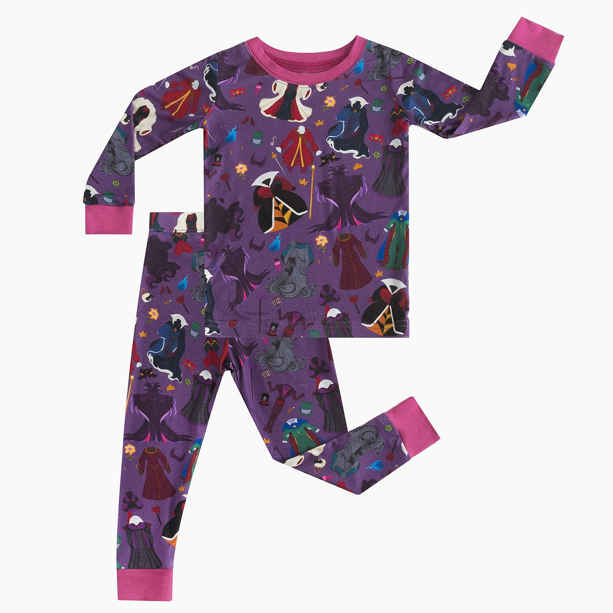 Halloween Classic Cartoon Characters Bamboo Two-Piece Long Sleeve Pajama Set