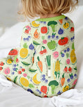 Little Veggie Garden Bamboo Two Piece Long Sleeve Pajama Set
