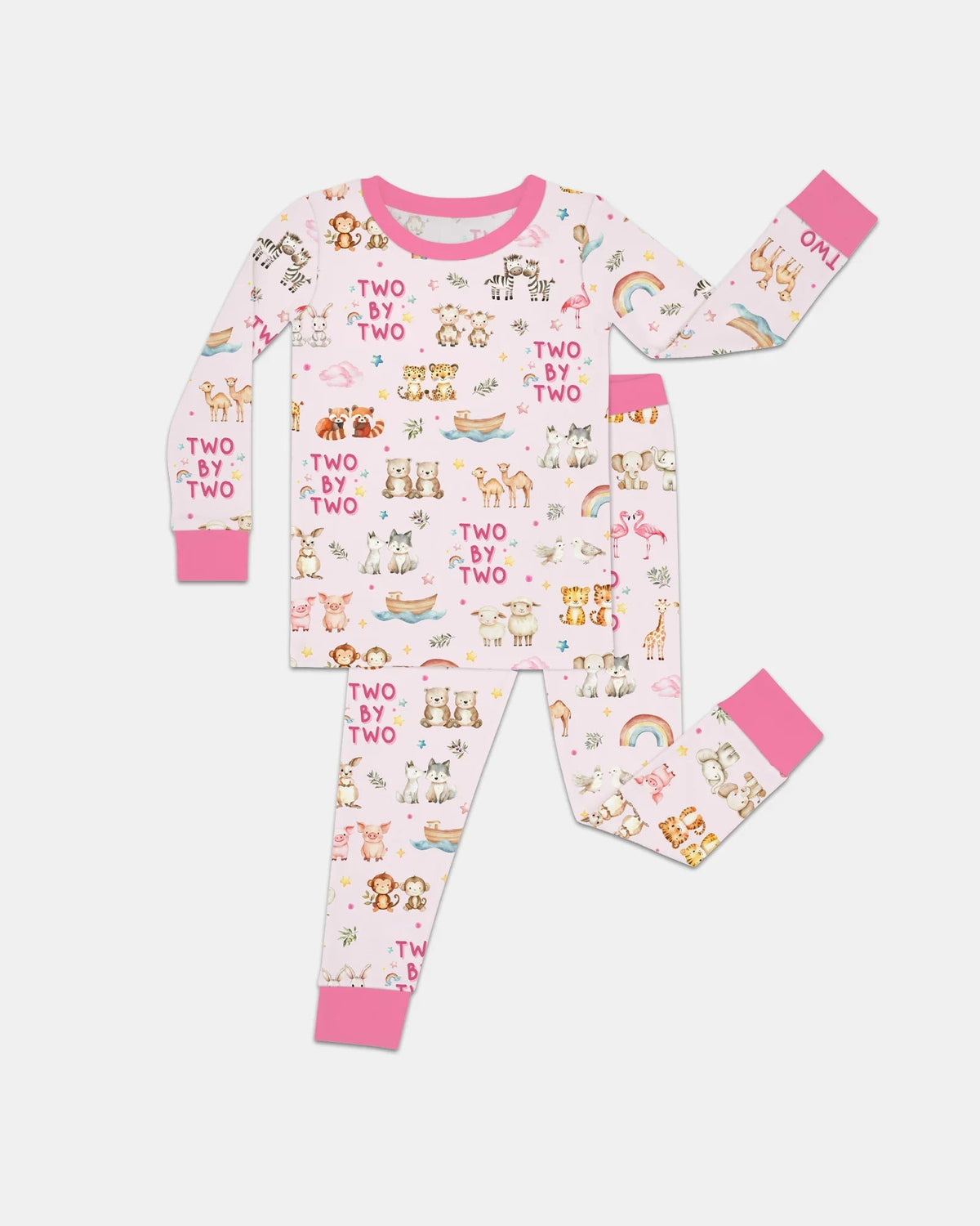 Two By Two Bamboo Two Piece Long Sleeve Pajama Set