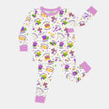 Mardi Gras Family Matching Bamboo Two Piece Long Sleeve Pajama Set
