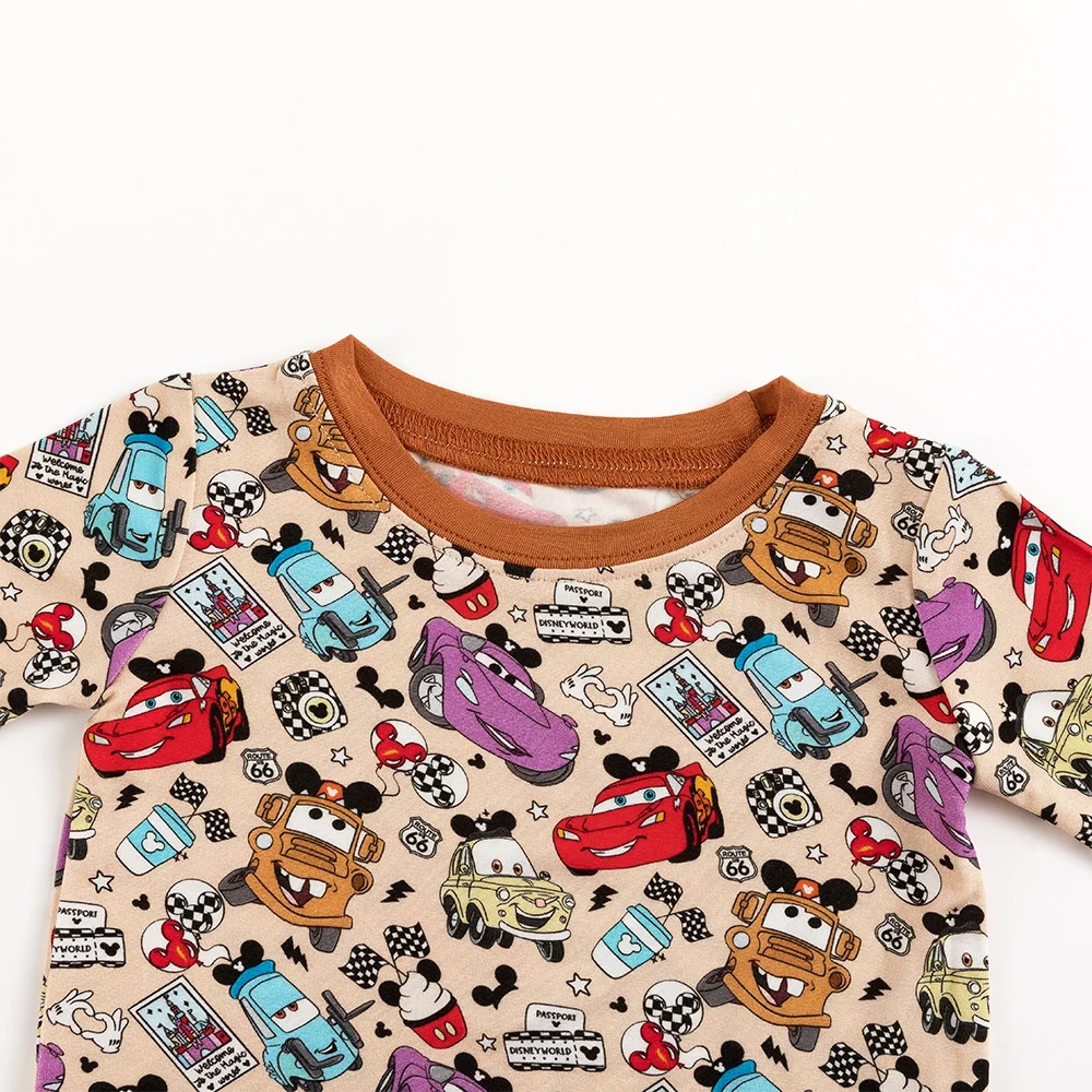Car Club Kids Bamboo Two-Piece Pajama Set