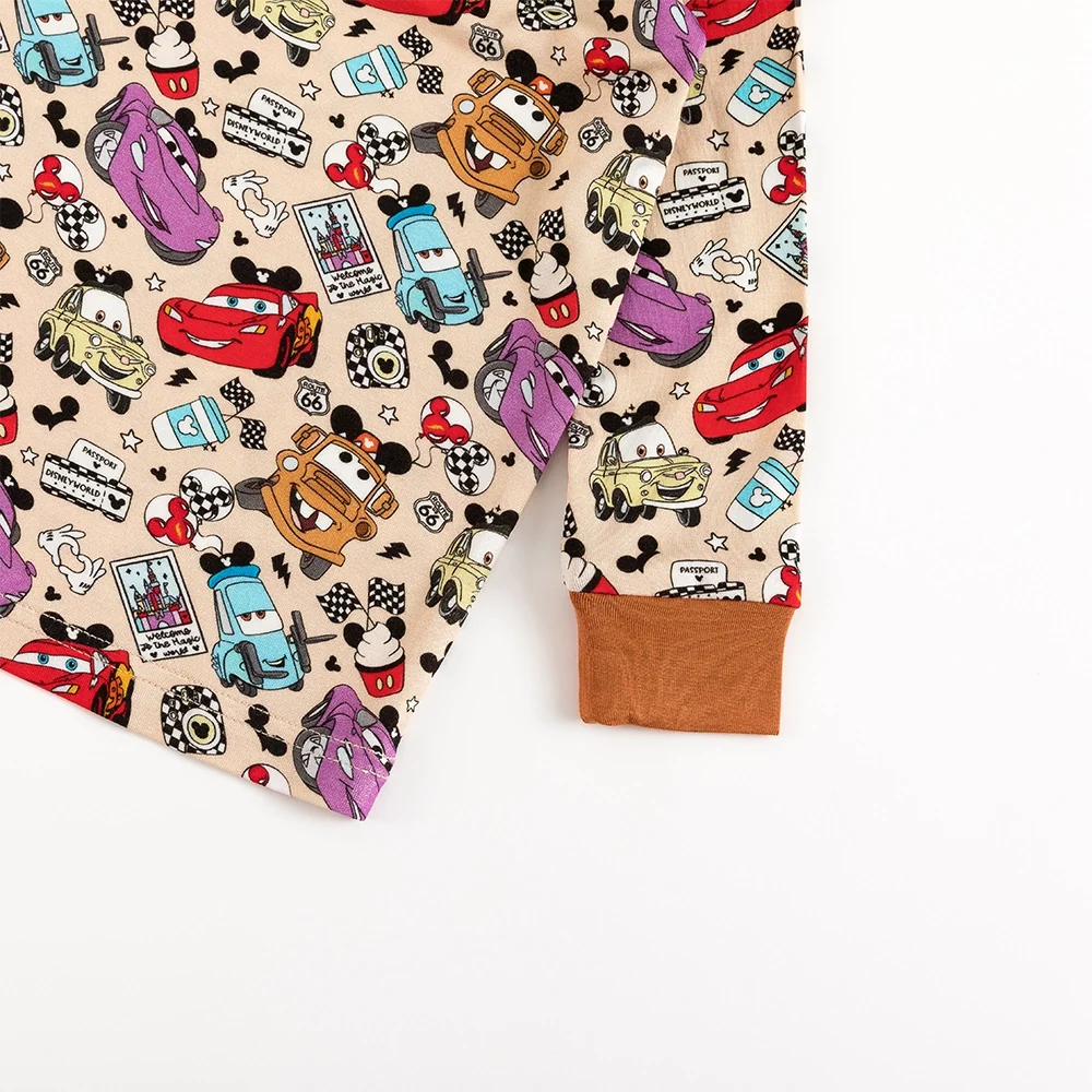 Car Club Kids Bamboo Two-Piece Pajama Set