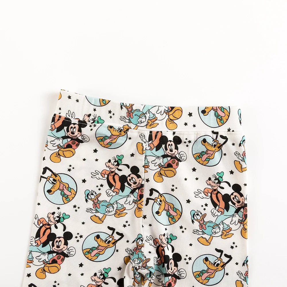 Mouse Dog Duck Kids Bamboo Two-Piece Pajama Set