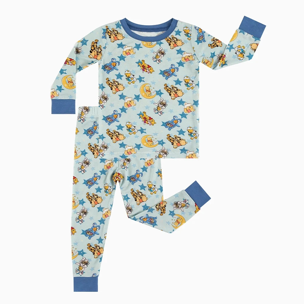Little Bear Pentagram Bamboo Long Sleeve Pajama Set