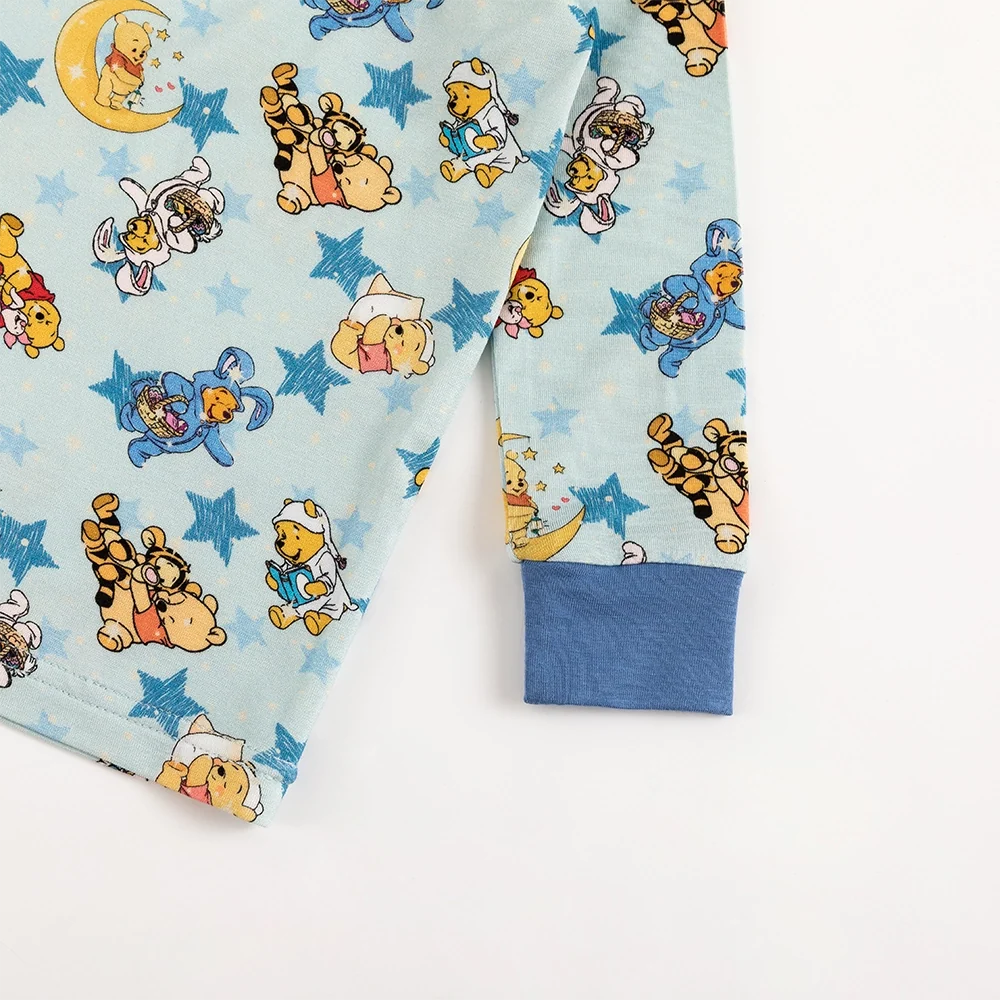 Little Bear Pentagram Bamboo Long Sleeve Pajama Set