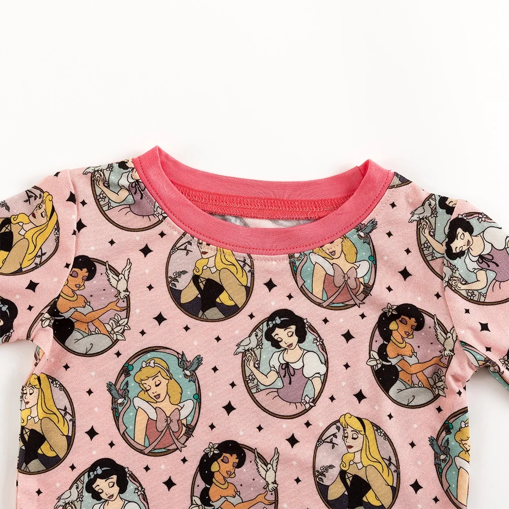 Beautiful Princesses Bamboo Long Sleeve Pajama Set