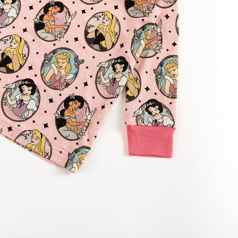 Beautiful Princesses Bamboo Long Sleeve Pajama Set